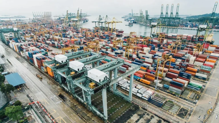 international finance global container port trade